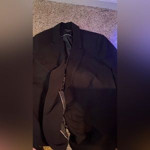 Liz Claiborne Black dress blazer size 18W with shoulder pads